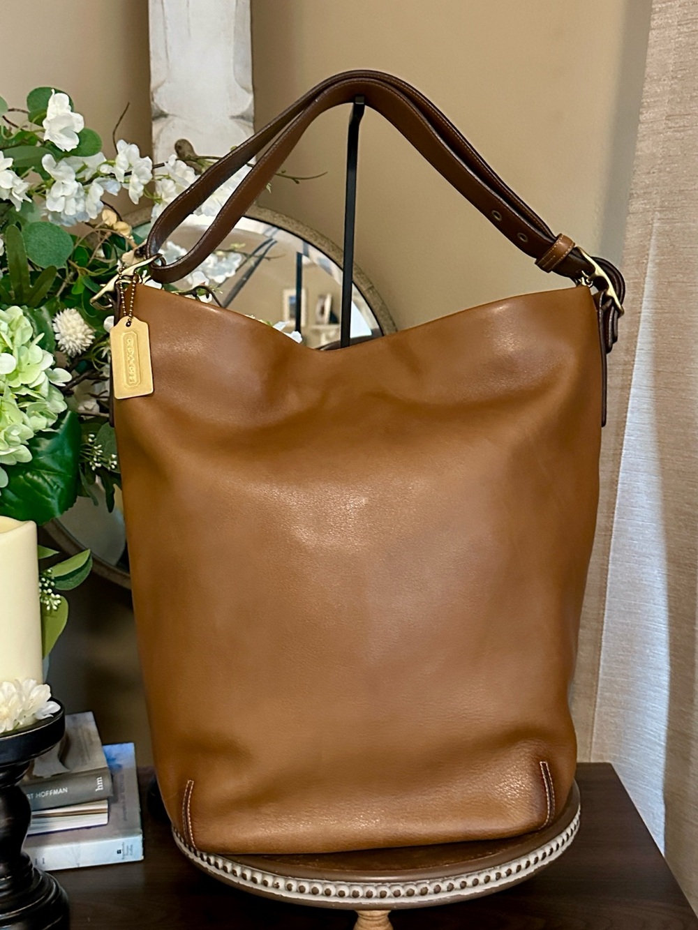 Vintage 2002 Coach Legacy Duffle Bucket Sac (9183) - Picture 5 of 16